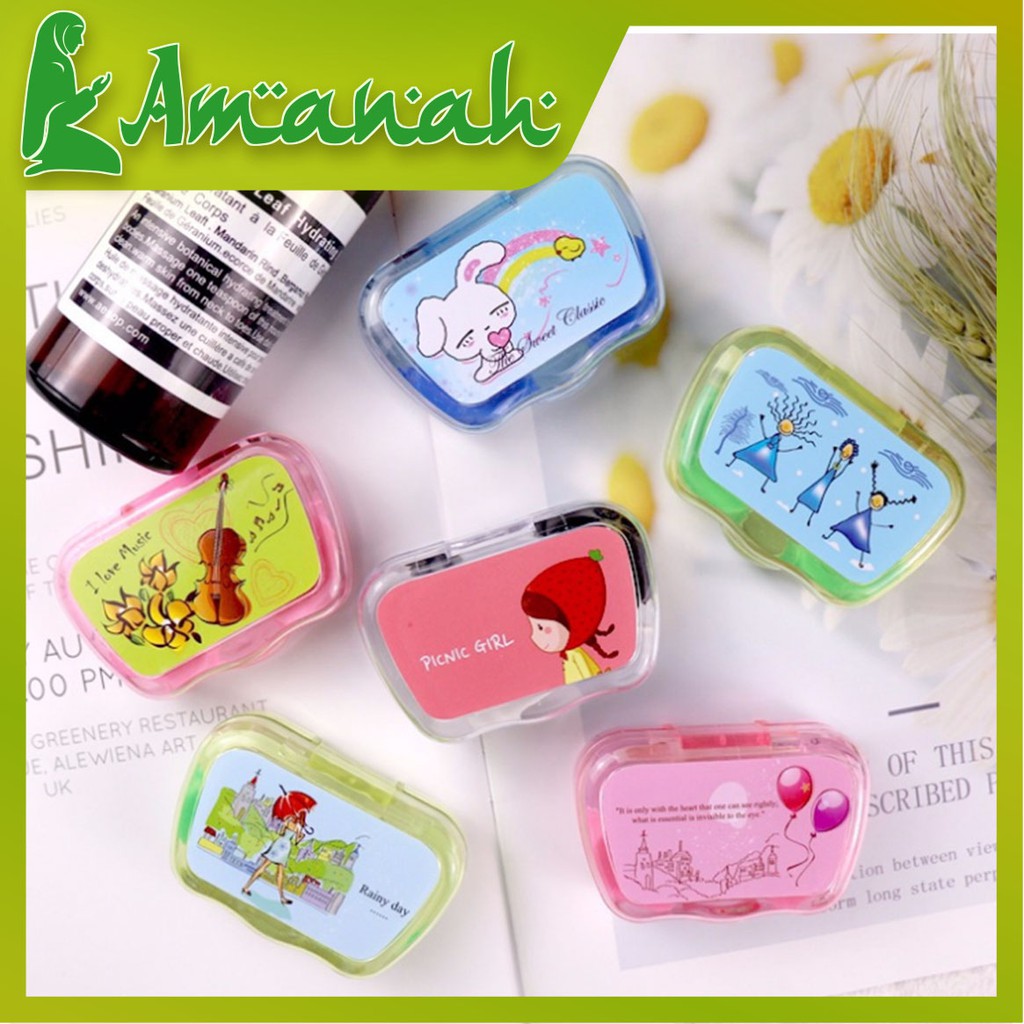 AS821 Tempat Lensa Kontak Softlens / Kotak Lensa Softlens / Wadah Lensa Kontak