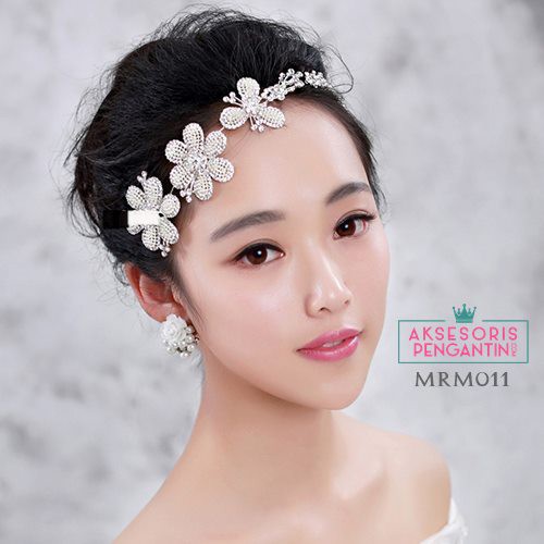 [SIAP KIRIM] AKSESORIS SANGGUL HEADPIECE PENGANTIN TIARA WEDDING MRM011