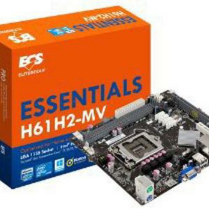 MOTHERBOARD INTEL ECS H61H2MV LGA 1155 DDR3 BARU BERGARANSI