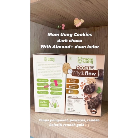 Mom Uung Cookie Mlykflow - Asi Booster Cookies Almond Daun Kelor