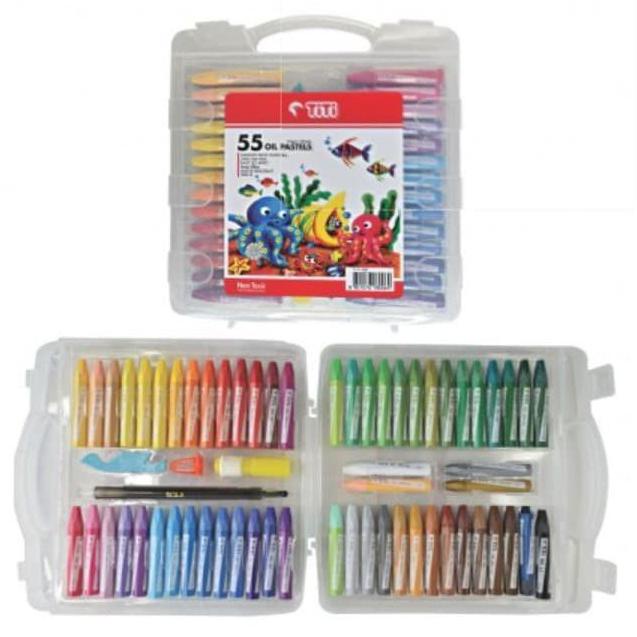 

CRAYON TITI JOYKO OIL PASTEL 55 WARNA