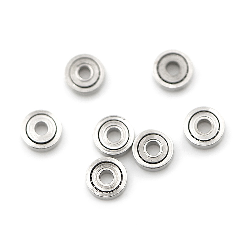 &lt; E2id &amp; &gt; 10pcs 681ZZ Miniatur Bola Bearing Metal Open Micro 1x3 X 1mm