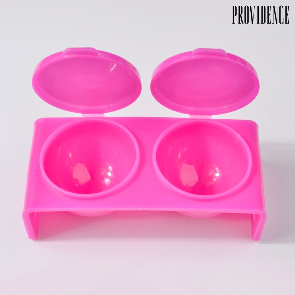 Providence 2Pcs / Set Cup Dappen Dish Plastik Transparan Anti Pecah Untuk Peralatan Nail Art