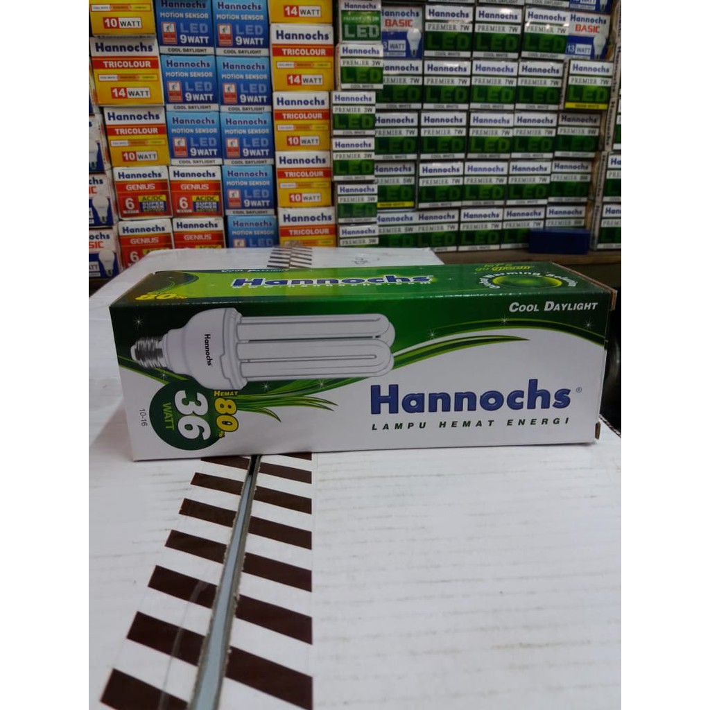 Hannochs Energy Saving Lamp 36Watt E27 4U Putih