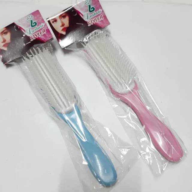 Sisir brush oval duri 6 PCS.grosir