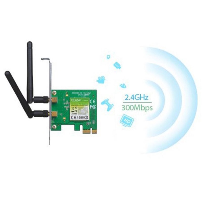 ...WN881ND 300Mbps Wireless Card PCI WIFI Adapter TP-Link 881ND Penangkap