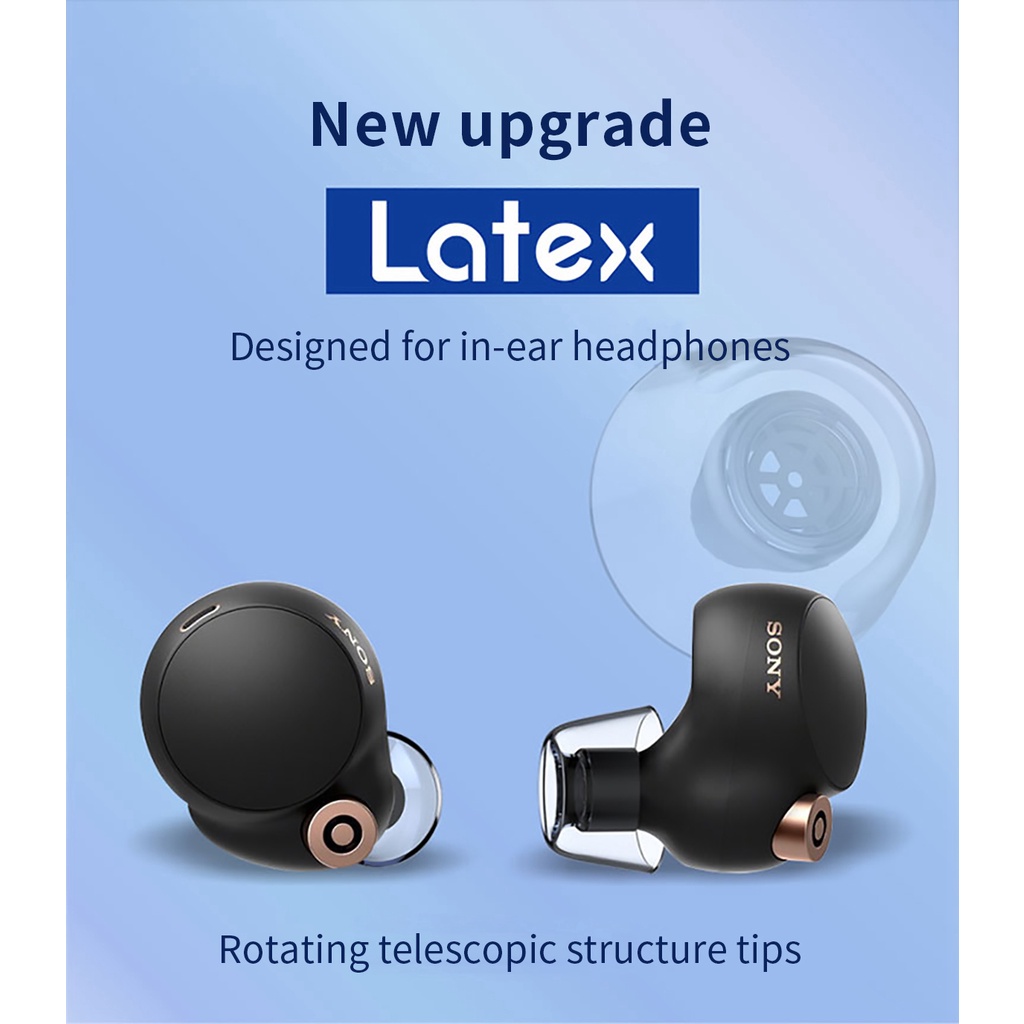 Feaulle Latex H270 In Ear Earphone Upgrade Eartips TWS &amp; IEM Earbuds