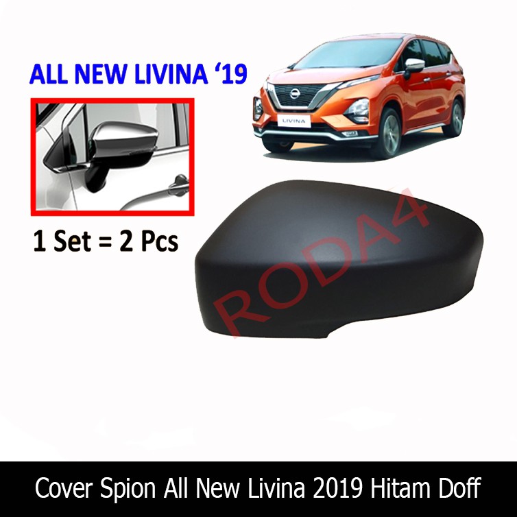 Cover Spion All New Livina 2019 Hitam Doff