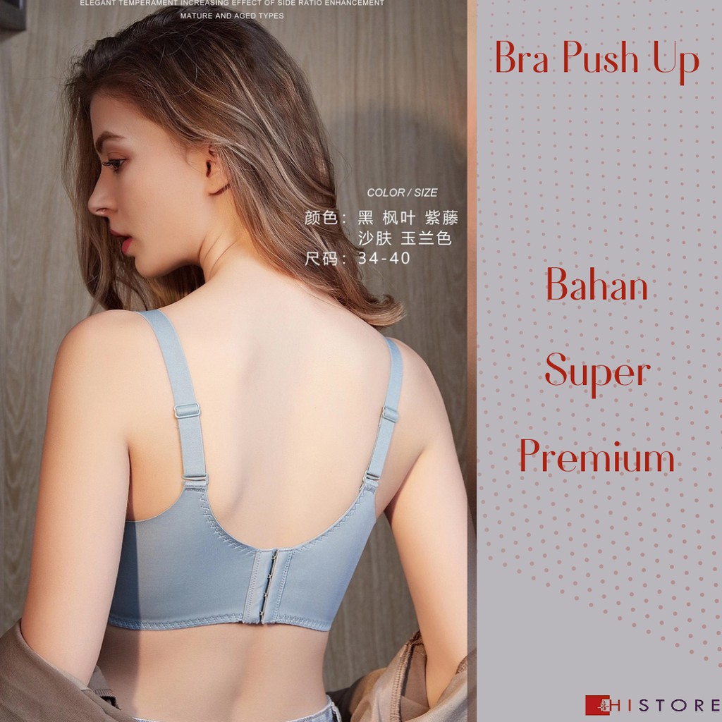 [HI] Bra Push Up Cup 3/4B Pakaian Dalam Wanita BH Sexy Bahan Super Premium 822