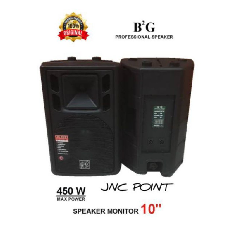 SPEAKER PASIF BOX FIBER B2G 10inch ORIGINAL PER 1PCS