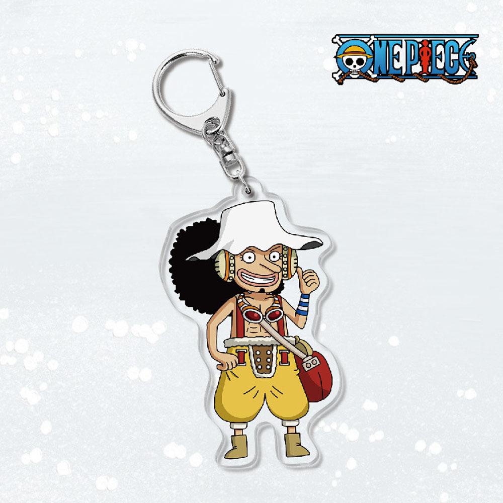 Lanfy Luffy Gantungan Kunci Zoro Anime Jepang Dua Sisi Miniatur Liontin Scultures Key Ring