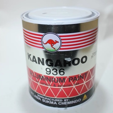 

CAT WARNA SILVER ALUMINIUM KANGAROO 936 ( 100 ML ) / CAT MINYAK BESI