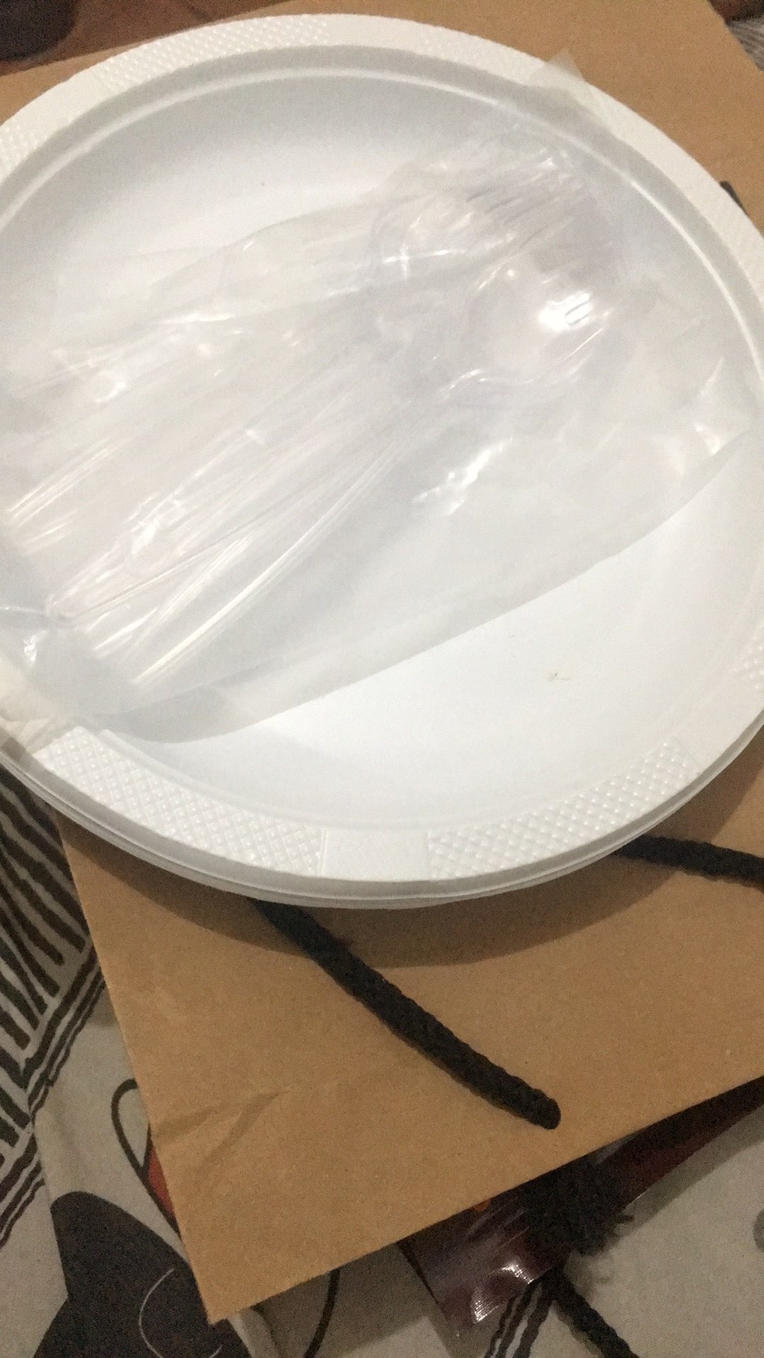 Garpu Makan Plastik Panjang Bening Transparan Tebal Fim Mantap Bks