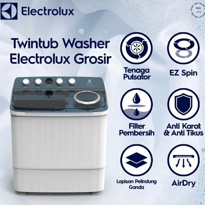 MESIN CUCI ELECTROLUX EWS 13262 WA 2 TABUNG 12 KG