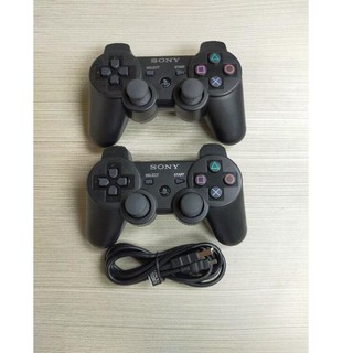 Paket 2 Pcs Stik PS3 Sony Wireless Dualshock OP Original