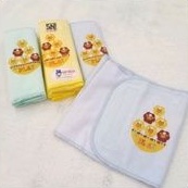 gurita perekat bayi COTTON 100% 6 pc warna polos baby mocha gurita rekat tali