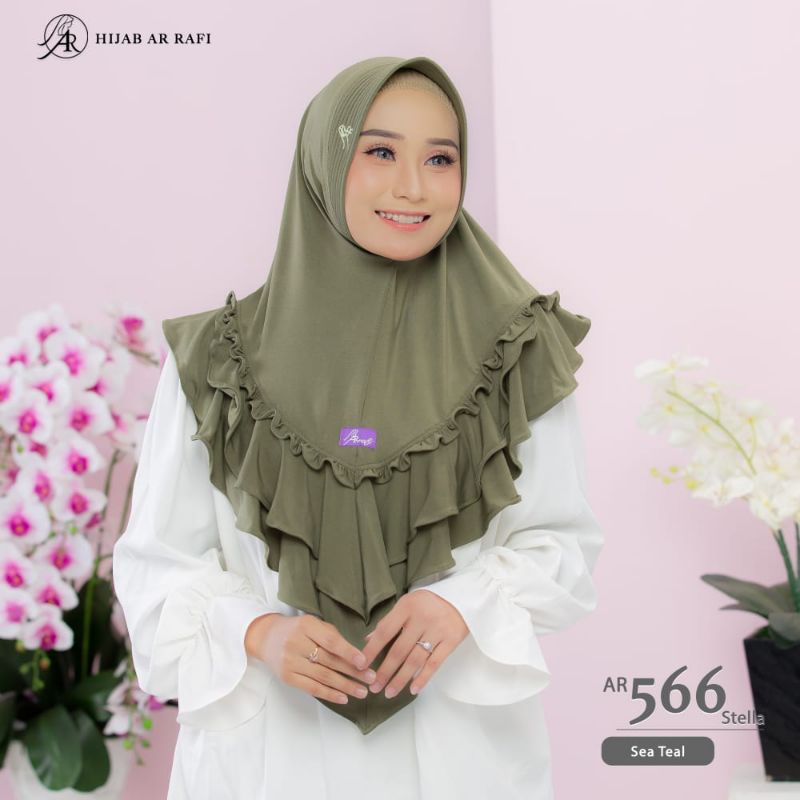 Hijab Rempel,New Arrival Arrafi 566,COD√