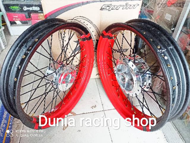 Paketan Velg Vixion old Vixion new MX king MX new RX king velg  Rossi Sprint XD Custome warna