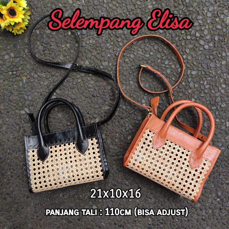 Tas Wanita/ Tas Anyaman Wanita/ Tas Anyaman Rotan/ Tas Rotan/ Tas Anyaman Rotan Premium