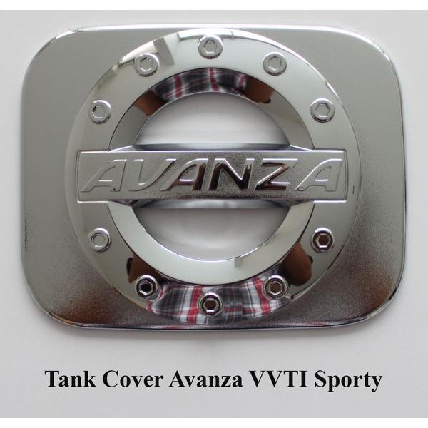 Tank cover Chrome untuk mobil Xenia Avanza 2003 s/d 2011