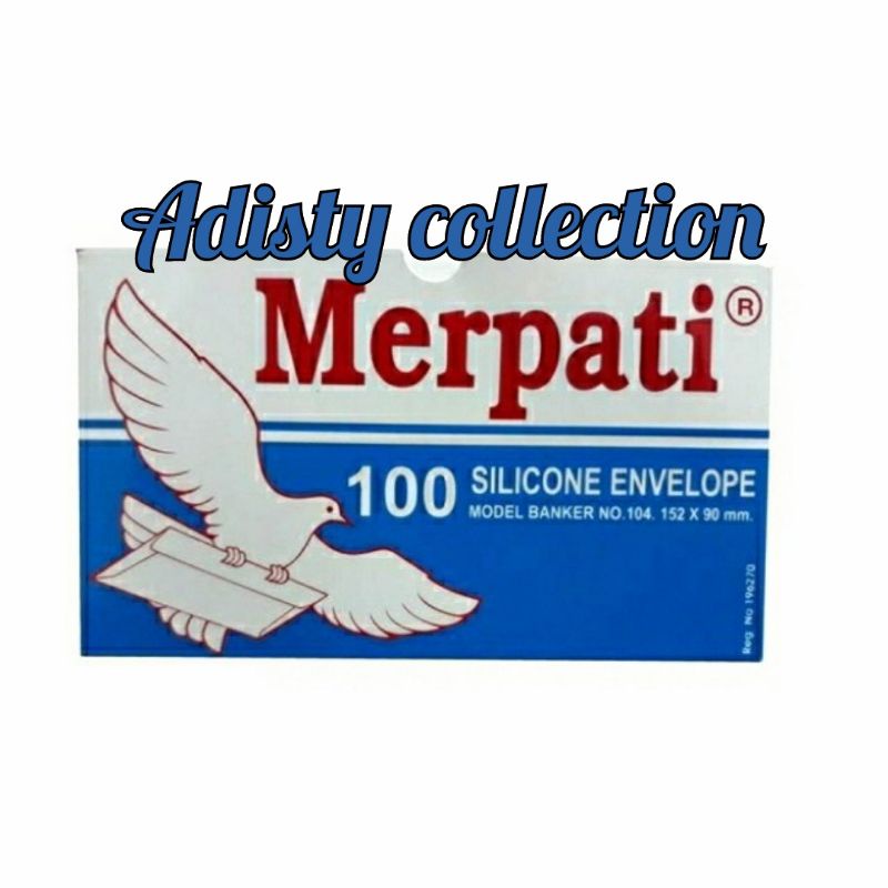 

Amplop 104 Merpati/pack isi 100 lembar