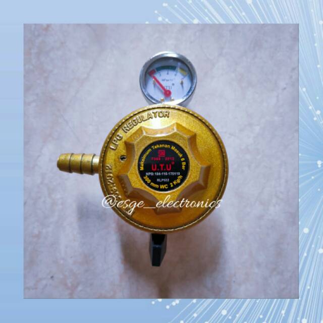 ORIGINAL REGULATOR GAS UTU REGULATOR GAS METER KEPALA GAS 532 SNI REGULATOR UTU RLP-532 300MM 2 KG