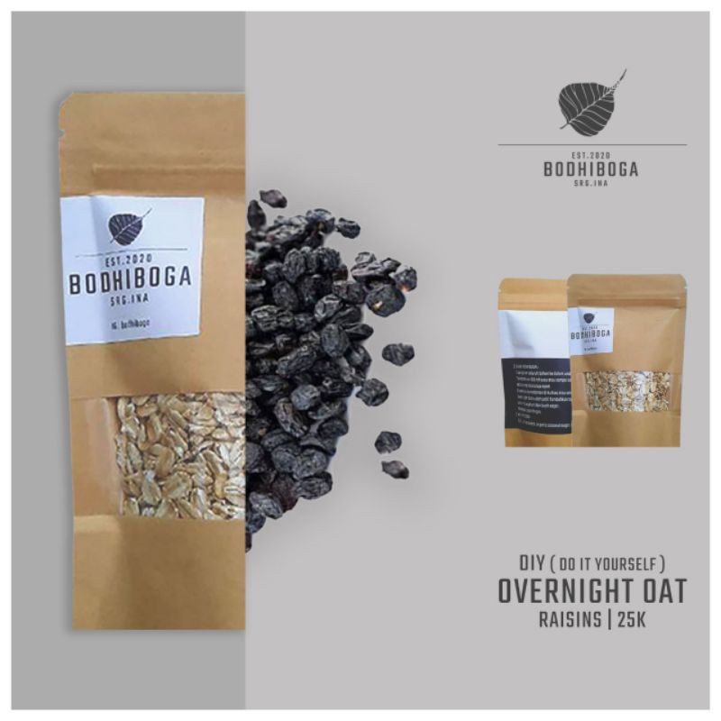 

Overnight Oats DIY (Do It Yourself) Raisin