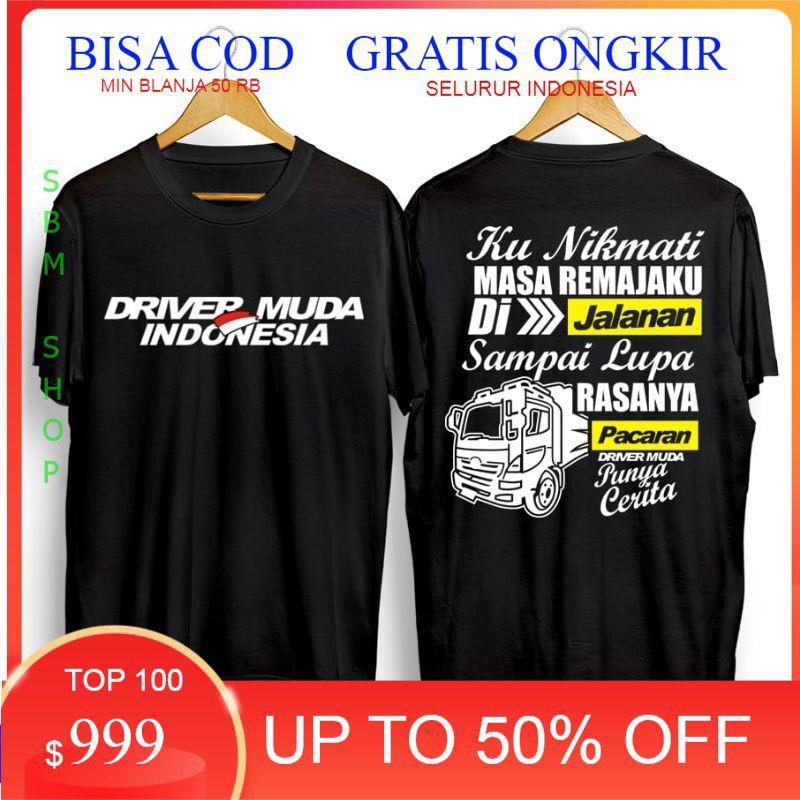 kaos DRIVER MUDA INDONESIA