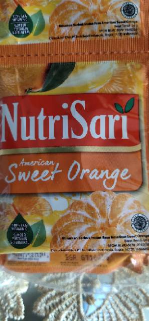 NUTRISARI AMERICA SWEET ORANGE, ASO 10 BKS