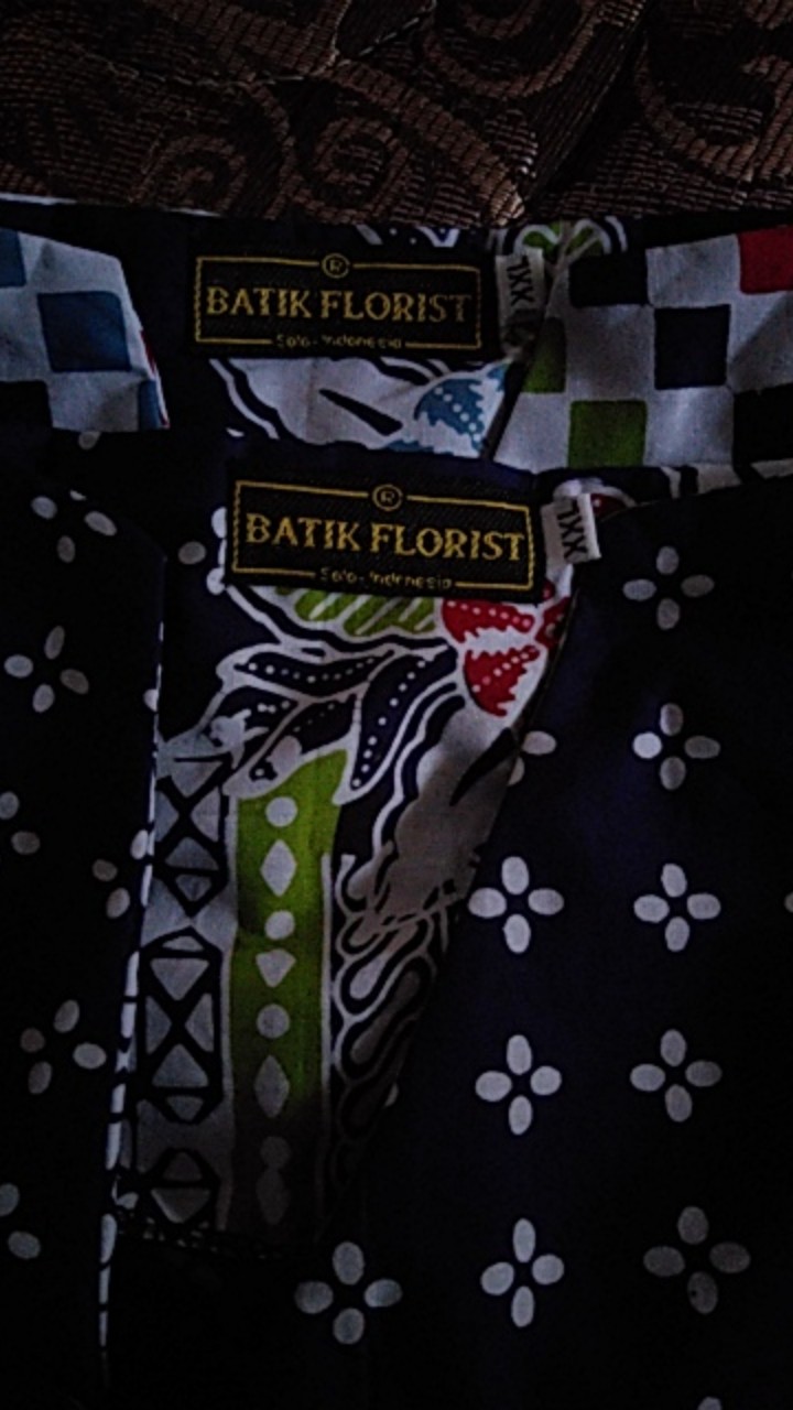 S M L Xl Xxl Atasan Batik Solo Modern/ Tunik Batik Kerja Murah/ Atasan Batik Wanita Lapis Trikot
