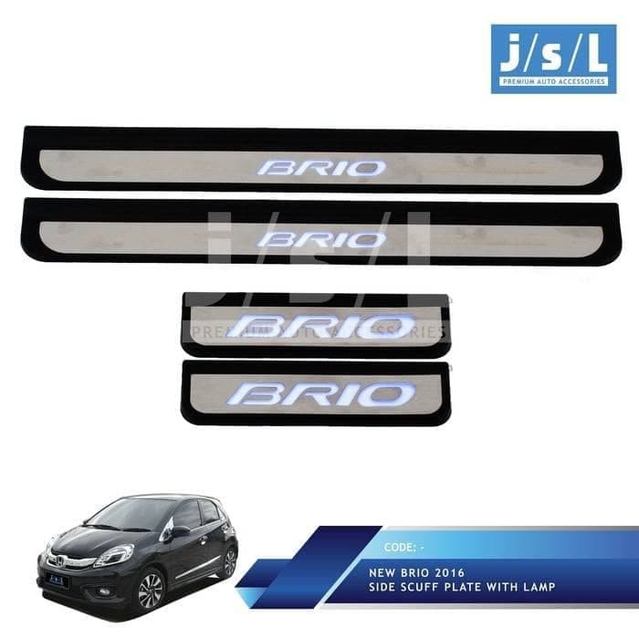 Sillplate / Sillplate Pintu Samping Lampu Honda New Brio