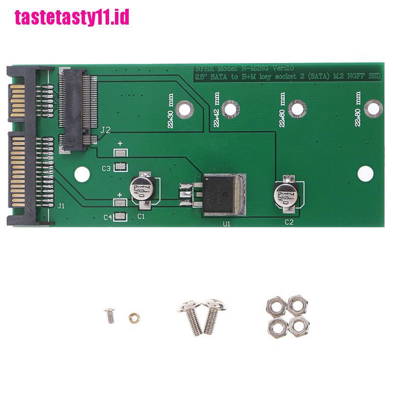 (TTID) Adapter Konverter ngff (M2) ssd Ke 2.5 &quot;sata m.2 ngff ssd Ke sata3