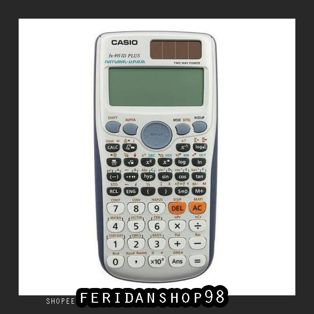 

FS126 KALKULATOR ILMIAH CASIO FX-991ID PLUS ATK - KALKULATOR ILMIAH BY FERIDANSHOP98