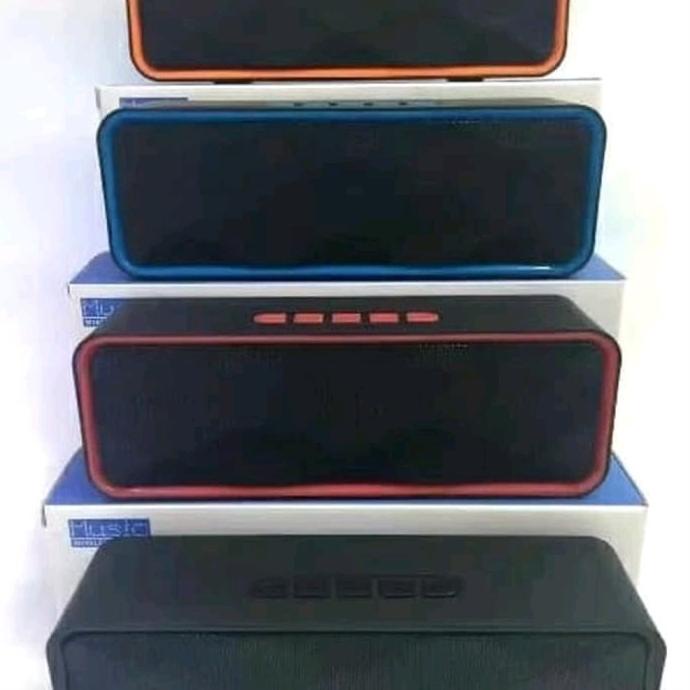 Speaker Bluetooth Stereo Mega Bass kotak musik mp3 player music box
