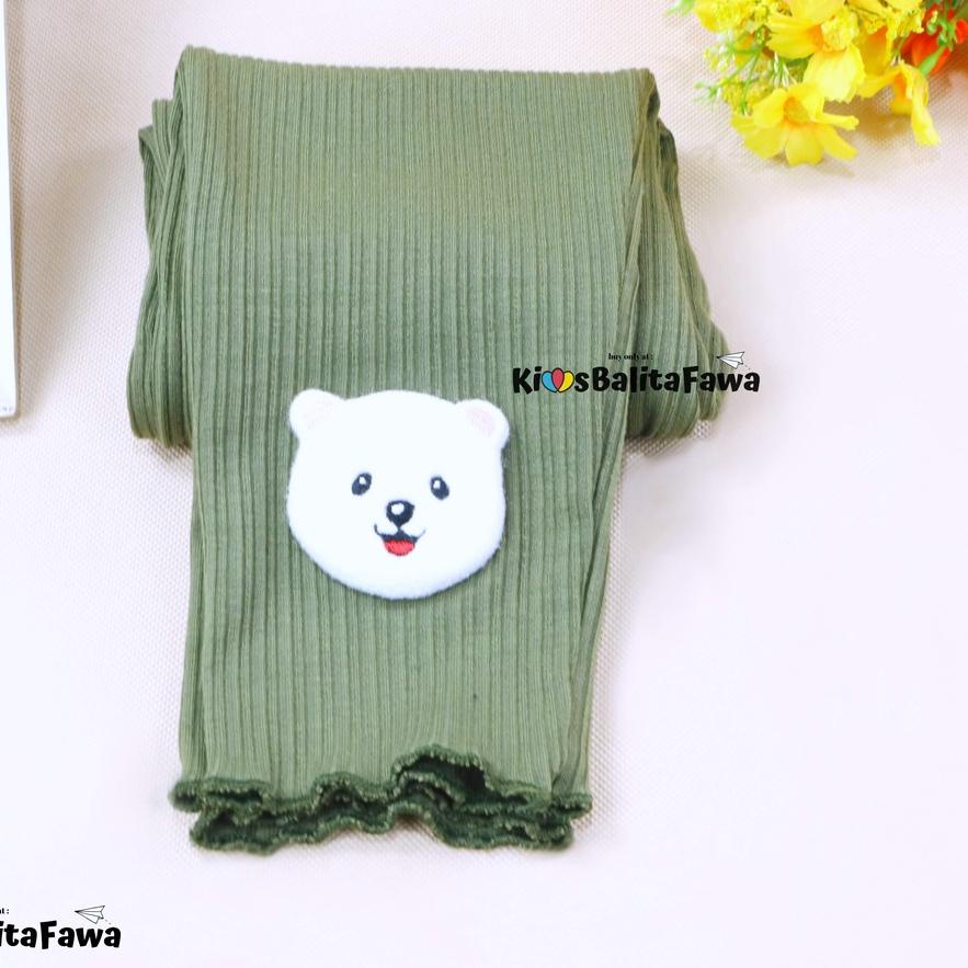 Terjangkau - IMPORT Legging Dahyun uk Bayi-7 Tahun /  Cotton Rib Celana Panjang Anak Perempuan Bayi 
