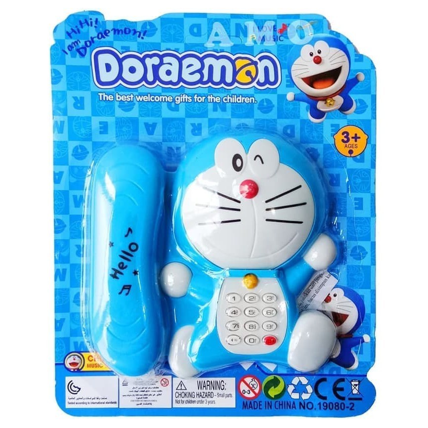 mwn.toys Mainan Telepone Music Doraeemonn No.1189