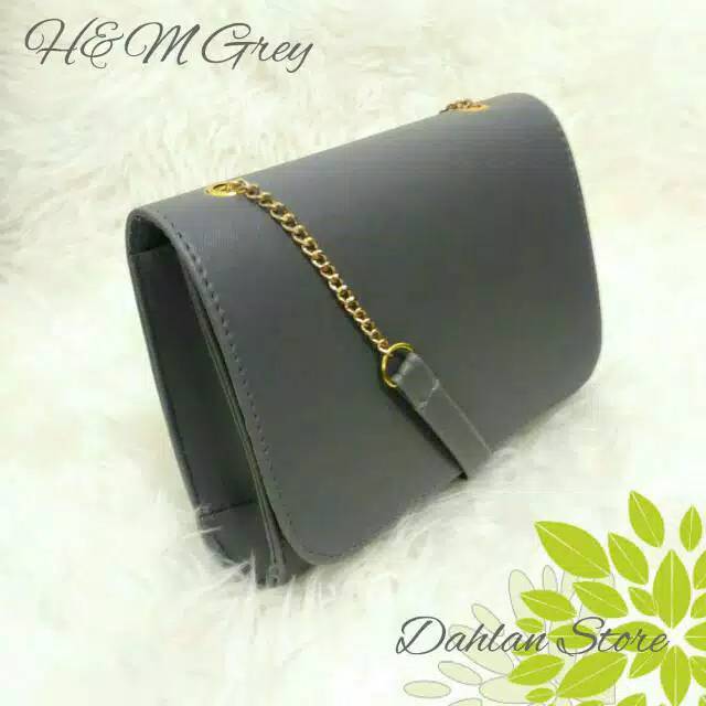 Hnm sling bag Grey /abuabu.tad h& m look like.ori kecil lucu cantik