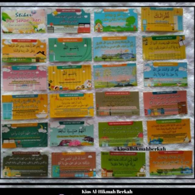 

Stiker Doa Islami | Stiker Doa Sehari - Hari | Stiker Doa Untuk Anak - Anak Di Kios Al Hikmah Berkah