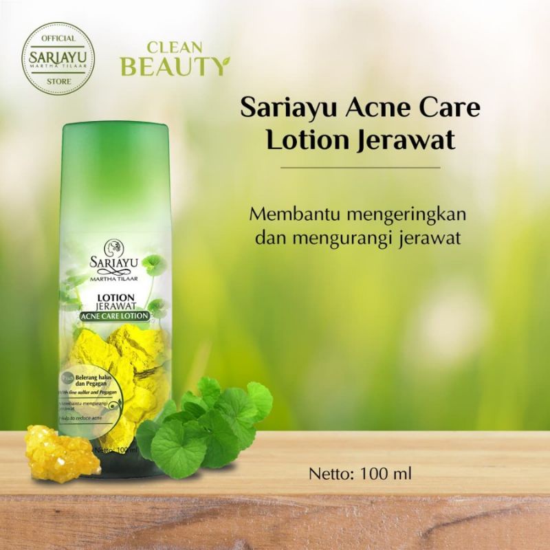 Sariayu lotion jerawat