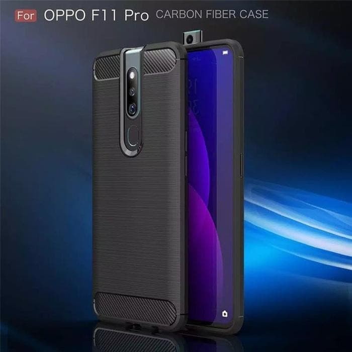 OPPO F5 F7 F1S A59 F11 F11 PRO Silicon Carbon Slim Fit Soft Case Premium