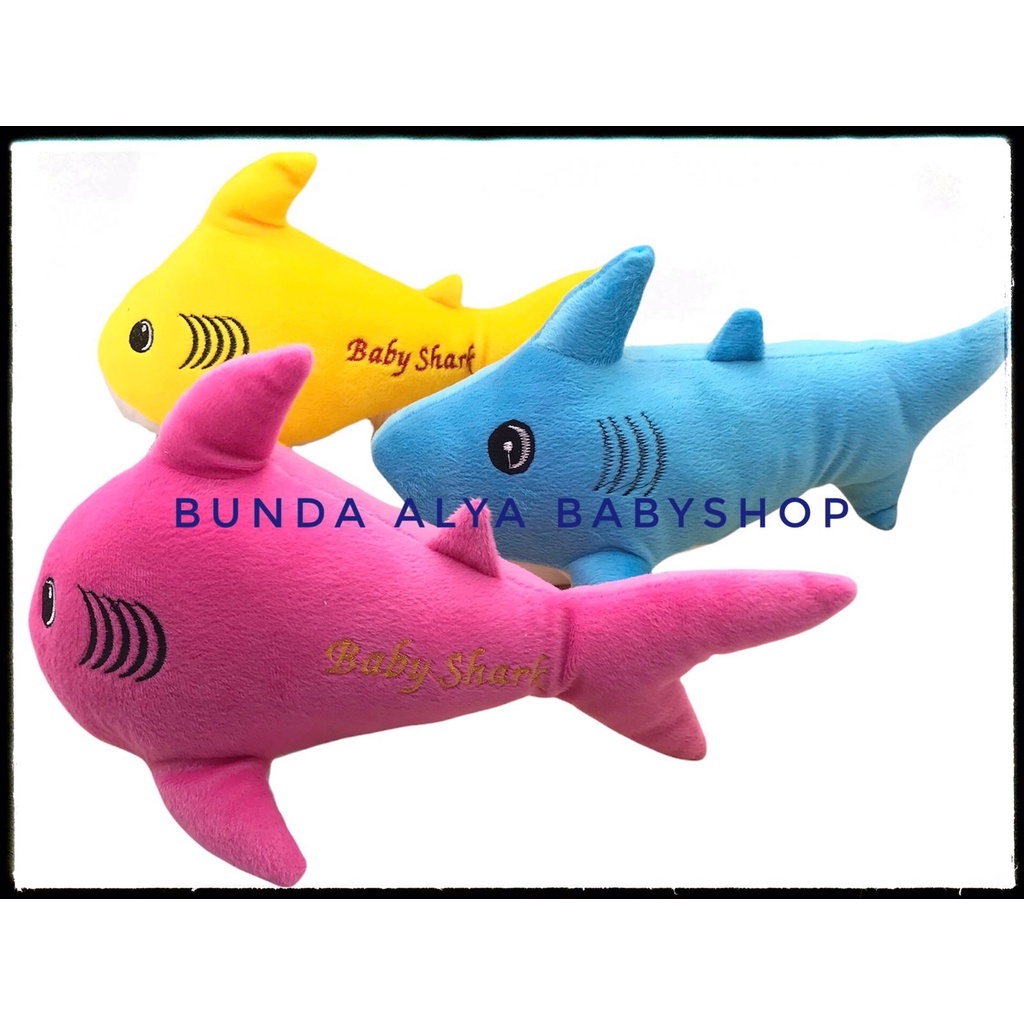 Mainan Anak Boneka HIU Shark - Boneka Anak Ikan - Mainan Anak Edukasi - Dolls - Toys - Boneka SHARK 30 cm