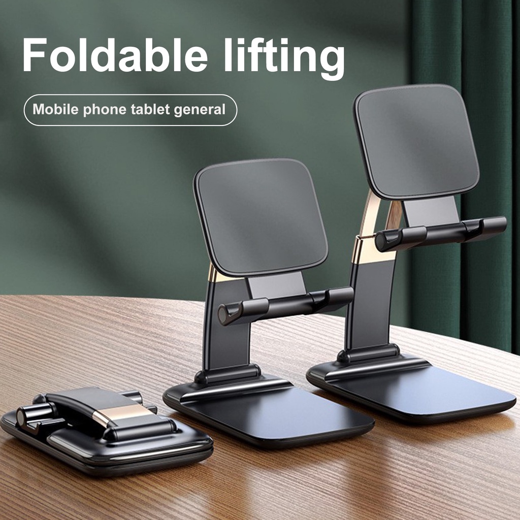 Holder Hp Stand Universal Folding Desktop phone holder Folding Phone Stand Lazypod Handphone Tablet Universal