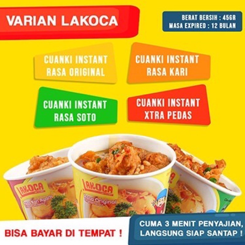 Cuanki Instan Kuah Lakoca Tinggal Seduh Khas Bandung (45gr)