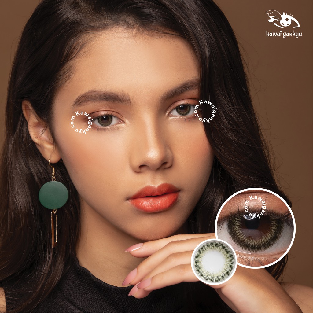 KawaiGankyu softlens - Princess Enpriss lighting green (1botol)