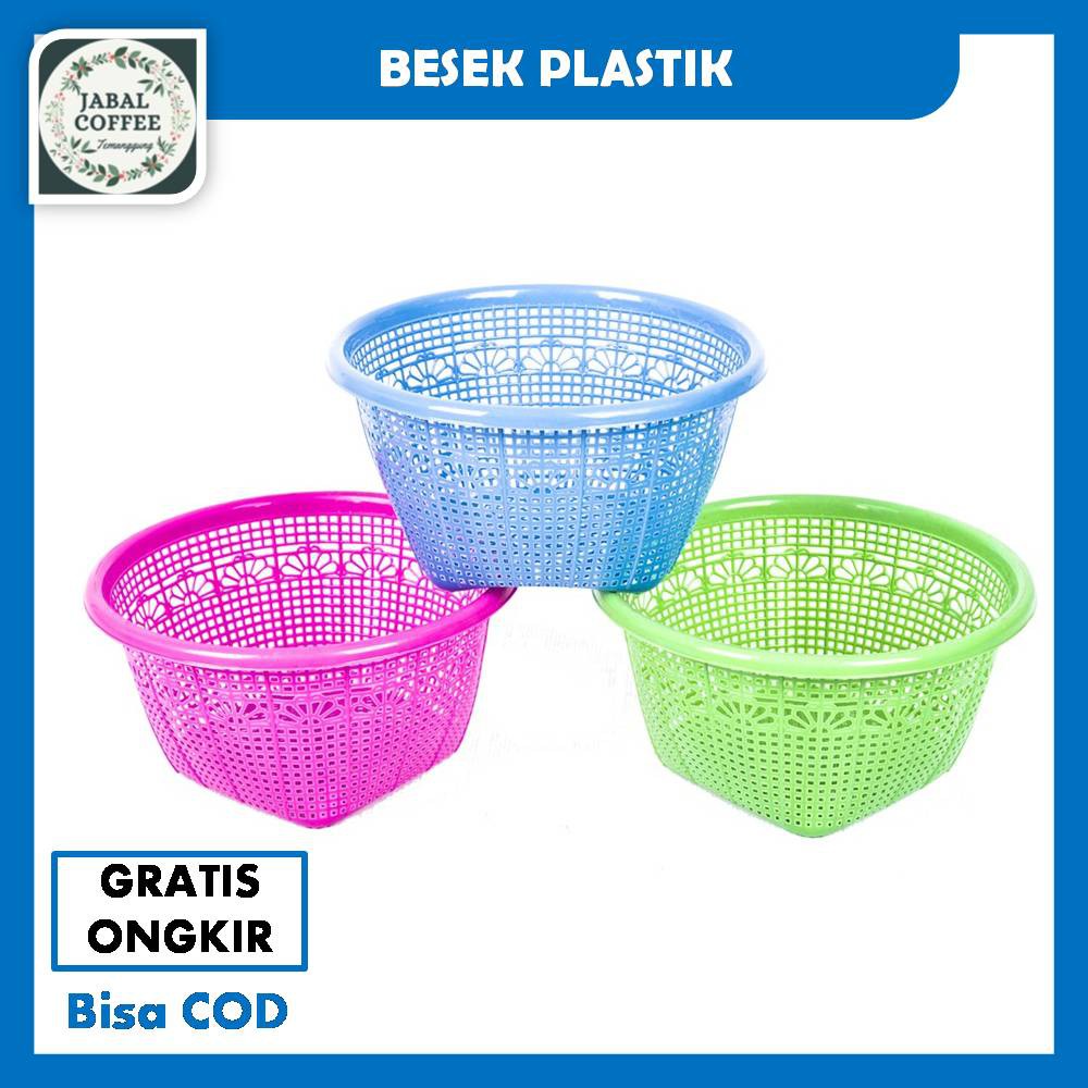 Cething Besek Plastik / Besek Keranjang Telur Dan Bumbu / Besek Plastik J46