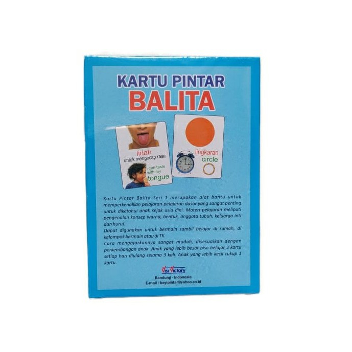 TweedyToys - Flashcard Kartu Pintar Balita Seri 1 Murah