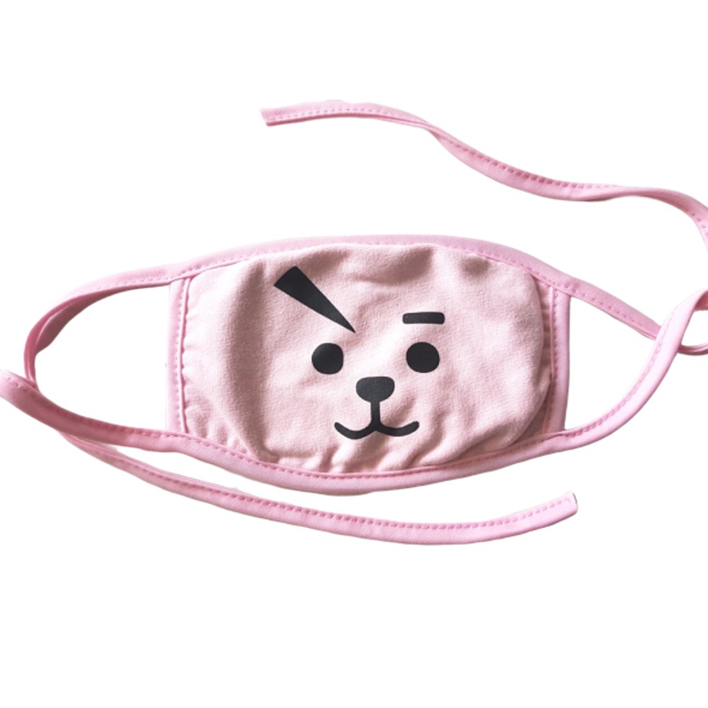 BT21 COOKY MASKER MULUT DAN HIDUNG KPOP BANGTAN BOYS BTS BAHAN KAIN