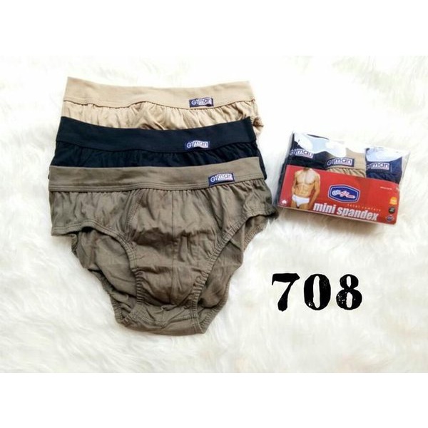 CD GTman 708 Mini Spandex | Celana Dalam GT man Laki Laki Dewasa | Pakaian Dalam Pria Dewasa | Open Sorx Grosir 3pcs