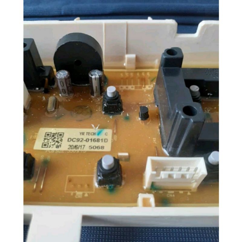 Modul pcb mesin cuci samsung WA70H4000 WA80H4000 WA85H4400 13 tombol original