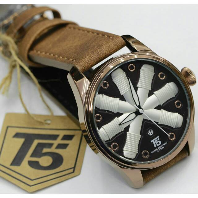 [COD] Jam tangan pria T5 H3632 original tahan air